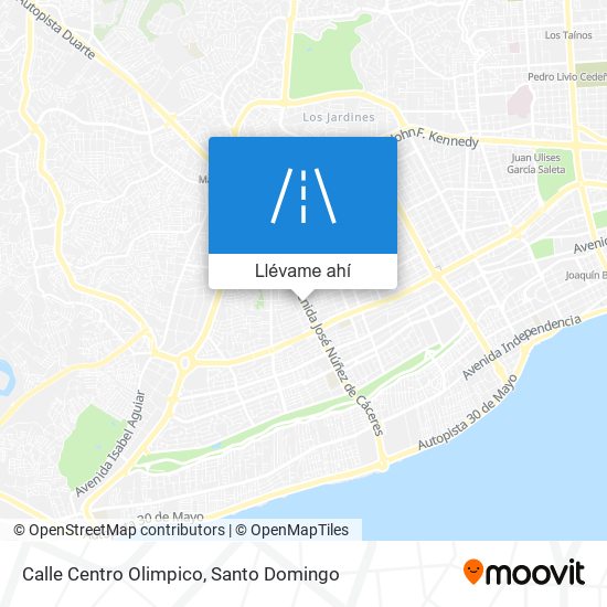 Mapa de Calle Centro Olimpico