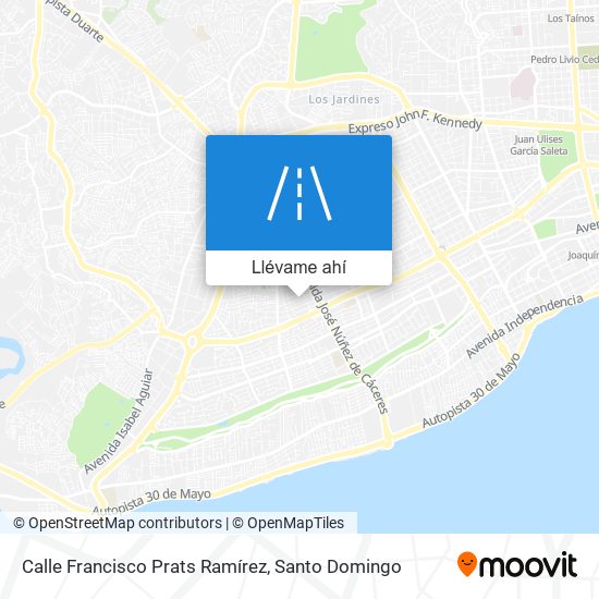 Mapa de Calle Francisco Prats Ramírez