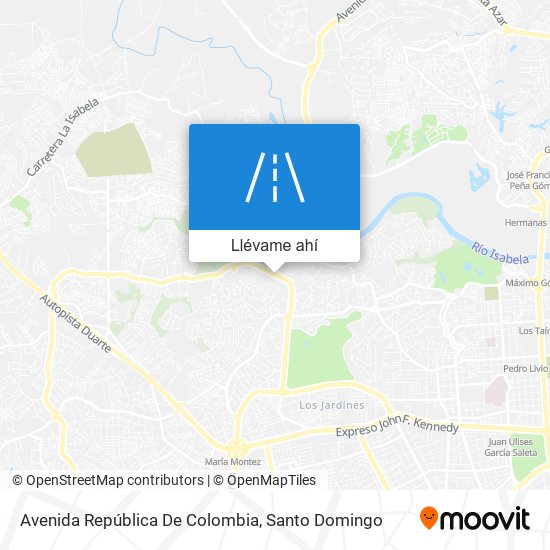 Mapa de Avenida República De Colombia