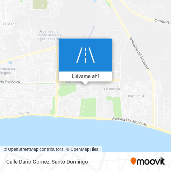 Mapa de Calle Dario Gomez