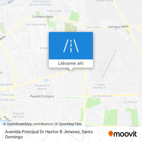 Mapa de Avenida Principal Dr Hector B Jimenez