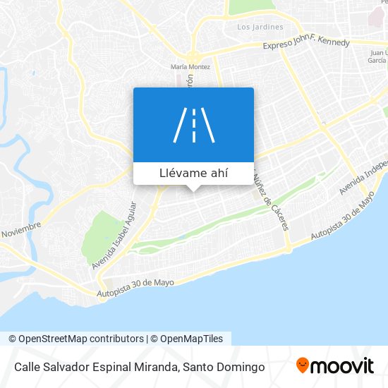 Mapa de Calle Salvador Espinal Miranda