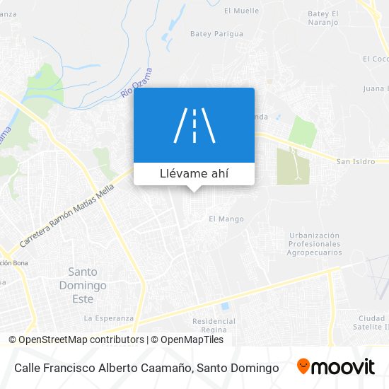 Mapa de Calle Francisco Alberto Caamaño