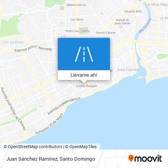 Mapa de Juan Sánchez Ramírez