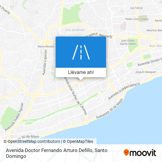 Mapa de Avenida Doctor Fernando Arturo Defillo