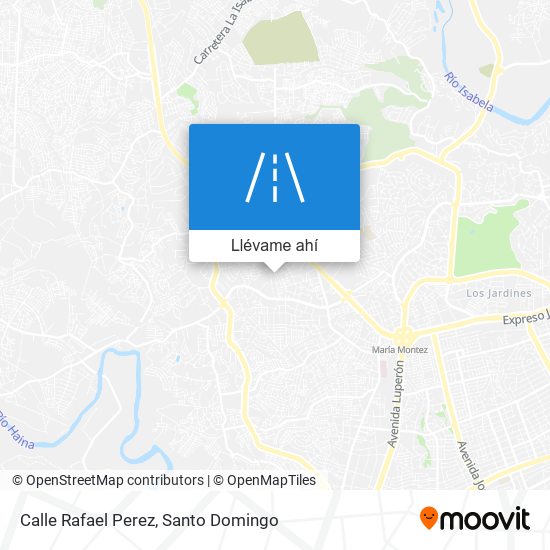 Mapa de Calle Rafael Perez