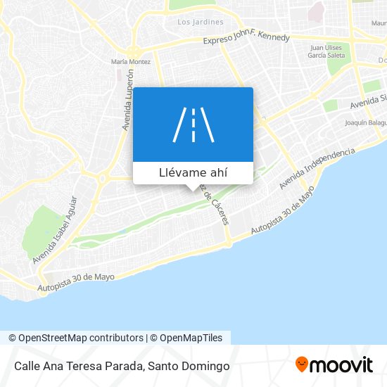 Mapa de Calle Ana Teresa Parada