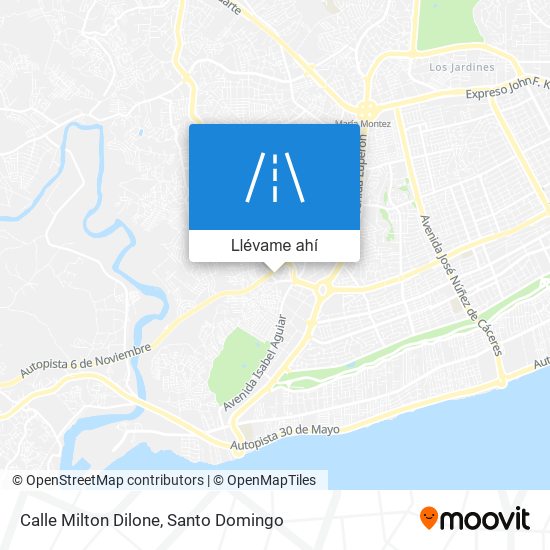 Mapa de Calle Milton Dilone