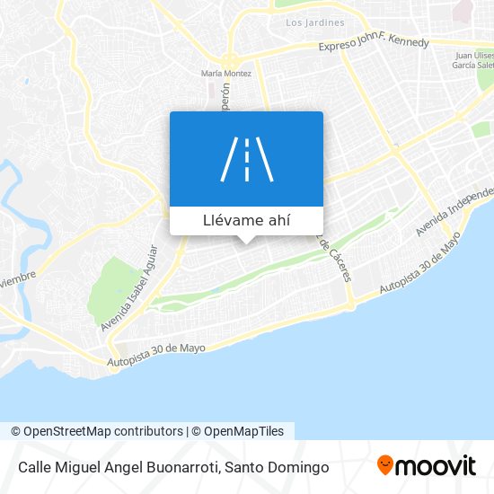 Mapa de Calle Miguel Angel Buonarroti