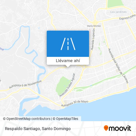 Mapa de Respaldo Santiago