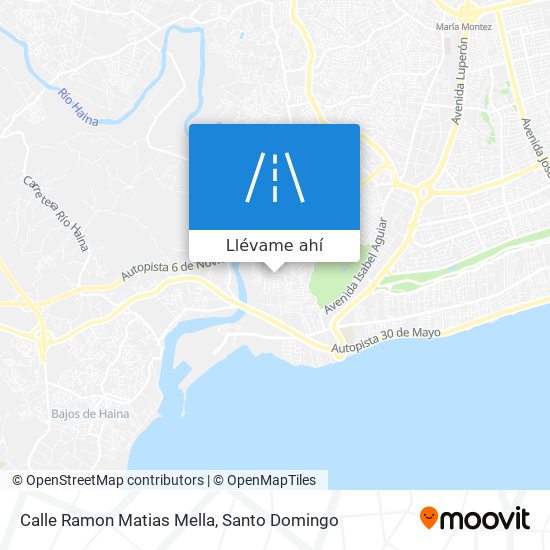 Mapa de Calle Ramon Matias Mella