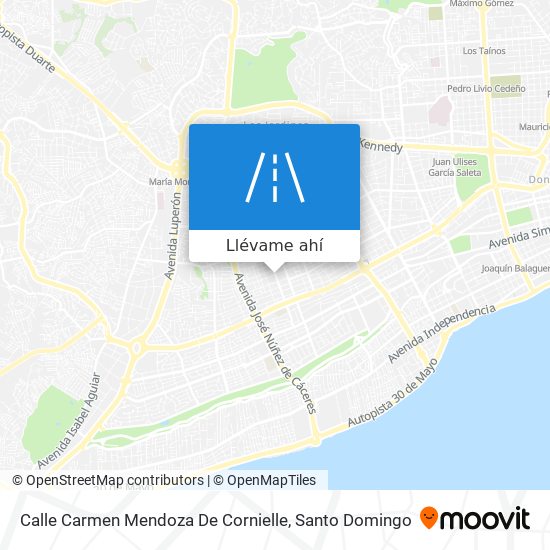 Mapa de Calle Carmen Mendoza De Cornielle