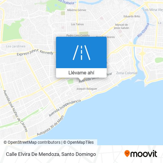 Mapa de Calle Elvira De Mendoza