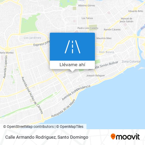 Mapa de Calle Armando Rodriguez
