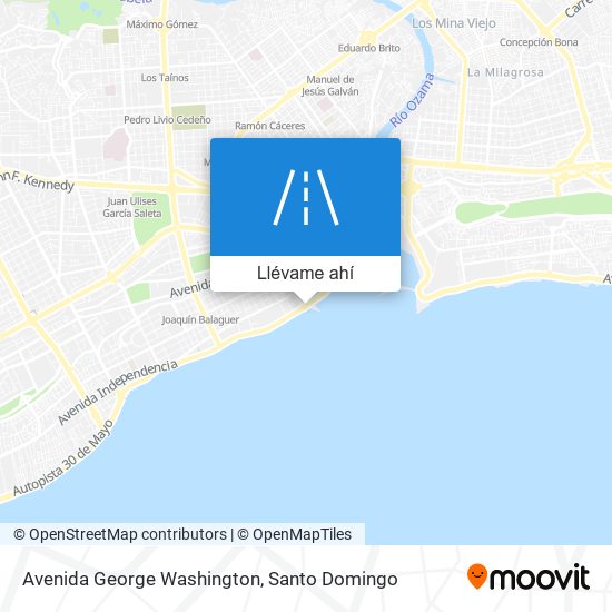 Mapa de Avenida George Washington