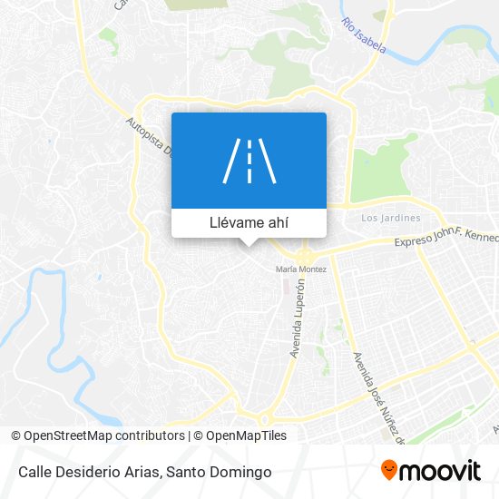 Mapa de Calle Desiderio Arias