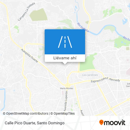 Mapa de Calle Pico Duarte