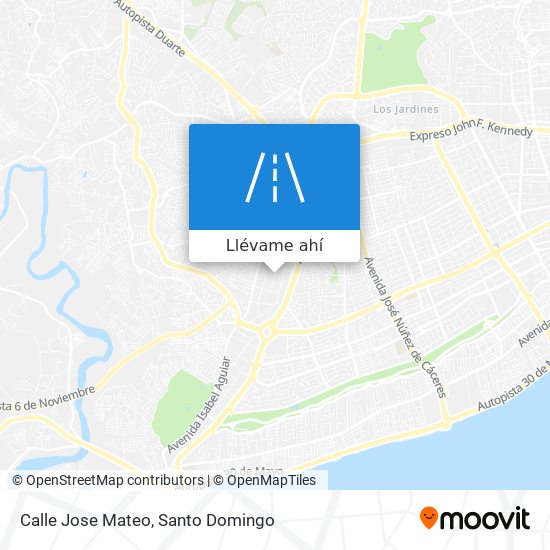 Mapa de Calle Jose Mateo