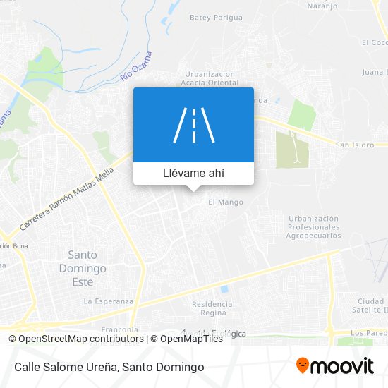 Mapa de Calle Salome Ureña