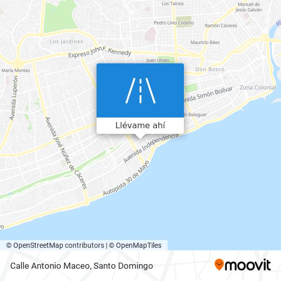Mapa de Calle Antonio Maceo
