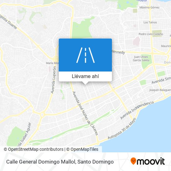 Mapa de Calle General Domingo Mallol