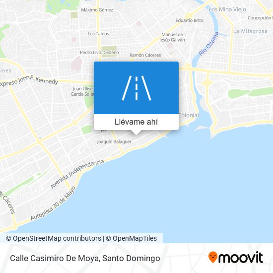 Mapa de Calle Casimiro De Moya