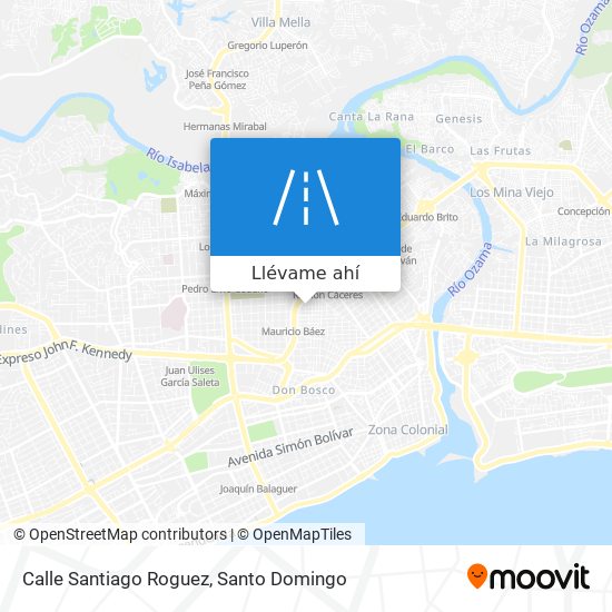 Mapa de Calle Santiago Roguez