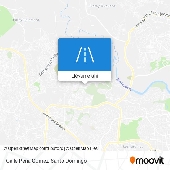 Mapa de Calle Peña Gomez