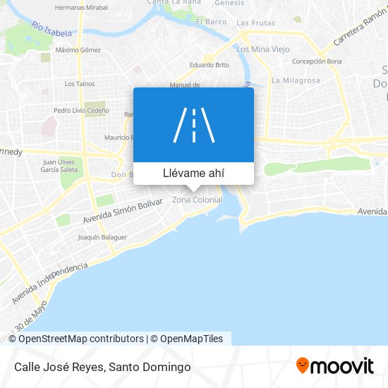 Mapa de Calle José Reyes