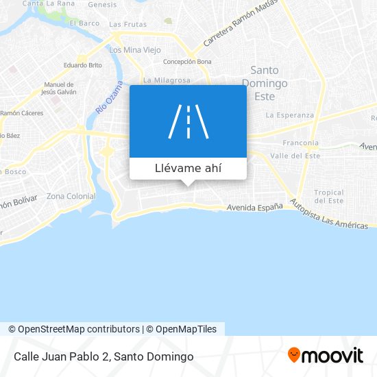Mapa de Calle Juan Pablo 2