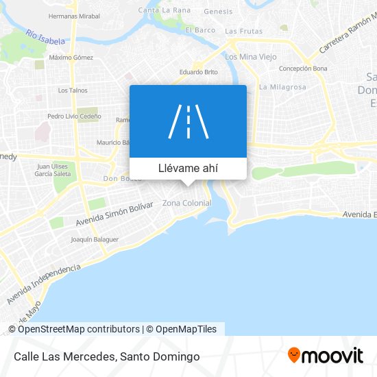 Mapa de Calle Las Mercedes