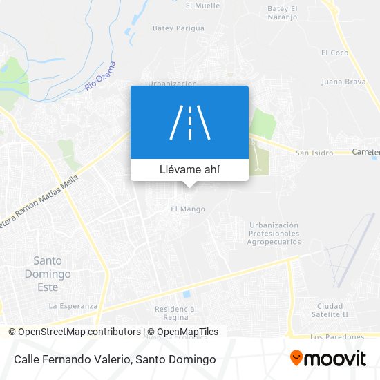 Mapa de Calle Fernando Valerio
