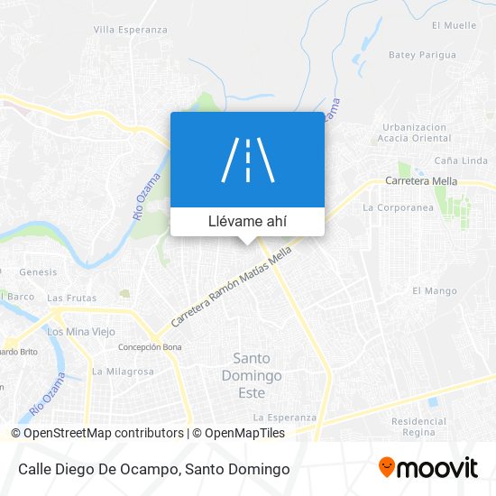 Mapa de Calle Diego De Ocampo