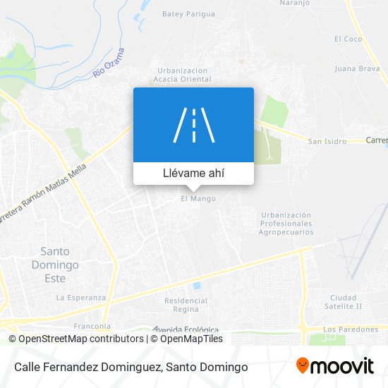 Mapa de Calle Fernandez Dominguez