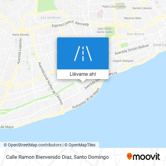 Mapa de Calle Ramon Bienvenido Diaz