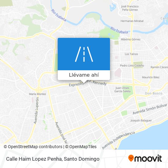 Mapa de Calle Haim Lopez Penha