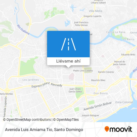 Mapa de Avenida Luis Amiama Tio
