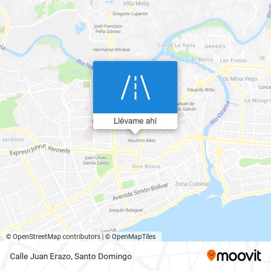 Mapa de Calle Juan Erazo