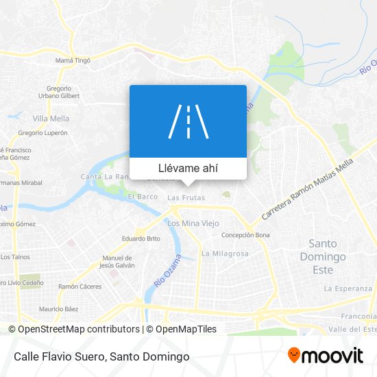 Mapa de Calle Flavio Suero