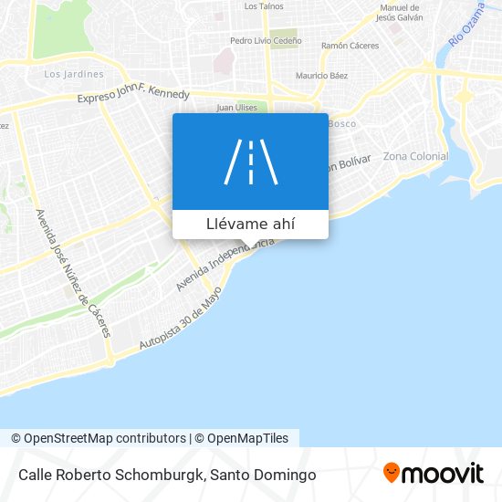 Mapa de Calle Roberto Schomburgk