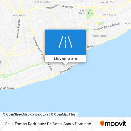 Mapa de Calle Tomas Rodriguez De Sosa