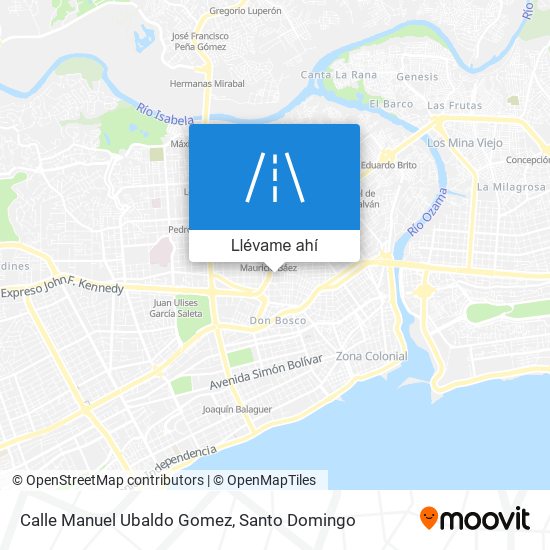 Mapa de Calle Manuel Ubaldo Gomez