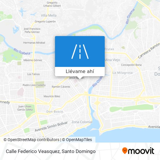 Mapa de Calle Federico Veasquez