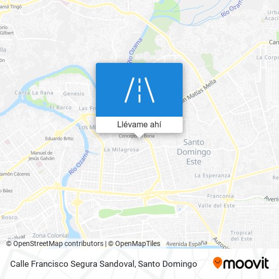 Mapa de Calle Francisco Segura Sandoval