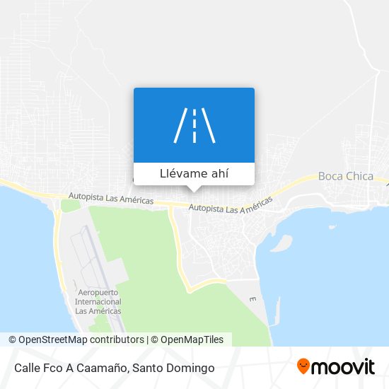 Mapa de Calle Fco A Caamaño