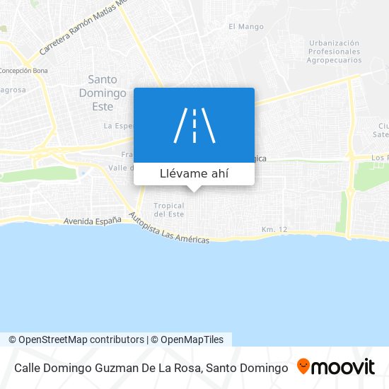 Mapa de Calle Domingo Guzman De La Rosa