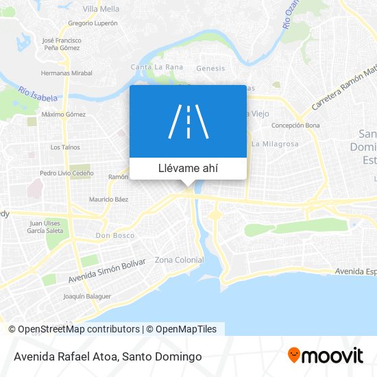Mapa de Avenida Rafael Atoa