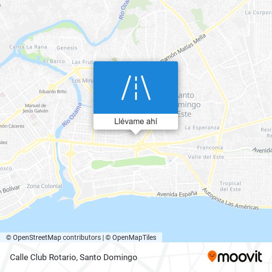 Cómo llegar a Calle Club Rotario en Santo Domingo en Autobús o Metro?