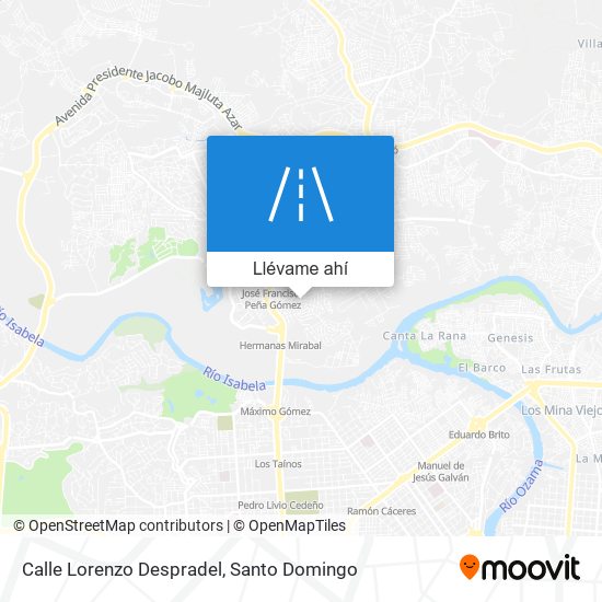 Mapa de Calle Lorenzo Despradel