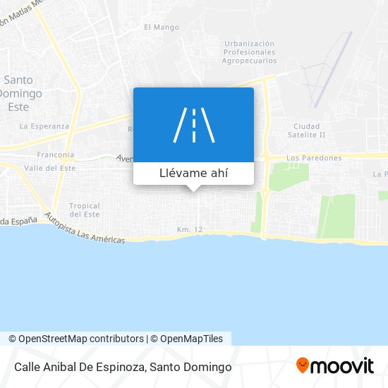 Mapa de Calle Anibal De Espinoza